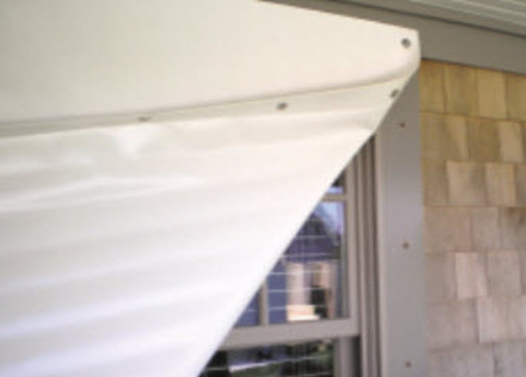 Fabric Shield hurricane season window protection
