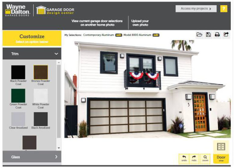 garage door design center desktop app