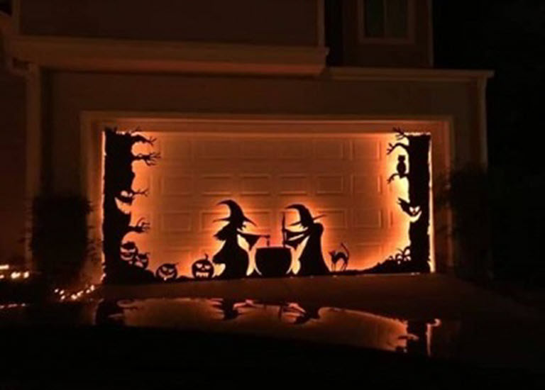 Garage Door Halloween Decorations garage-door-halloween-decorations