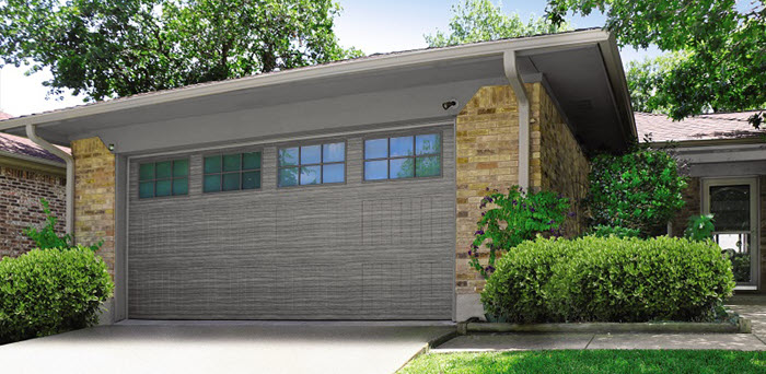 gray garage door model 9510