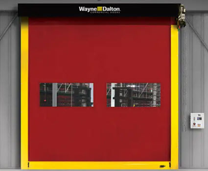 new high speed fabric door