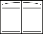 arch-arlington-600 garage door panel
