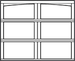 9700 Westfield panel 9700 Westfield garage door panel