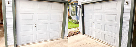 old garage door