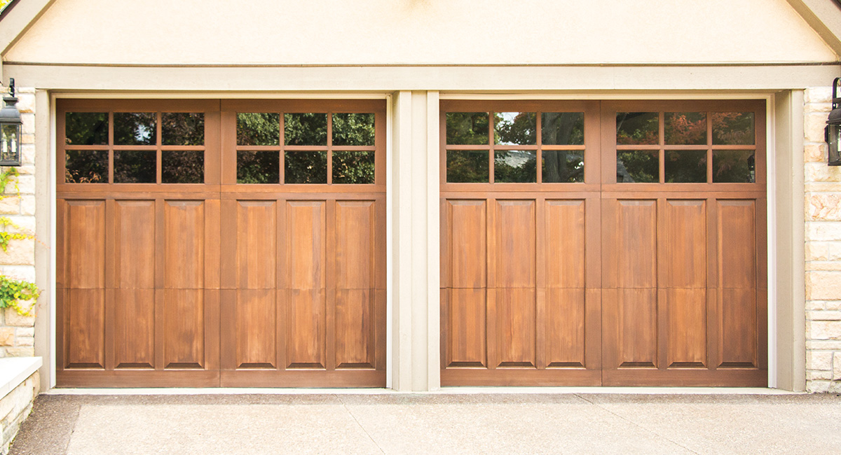Carriage House Style Wood Doors