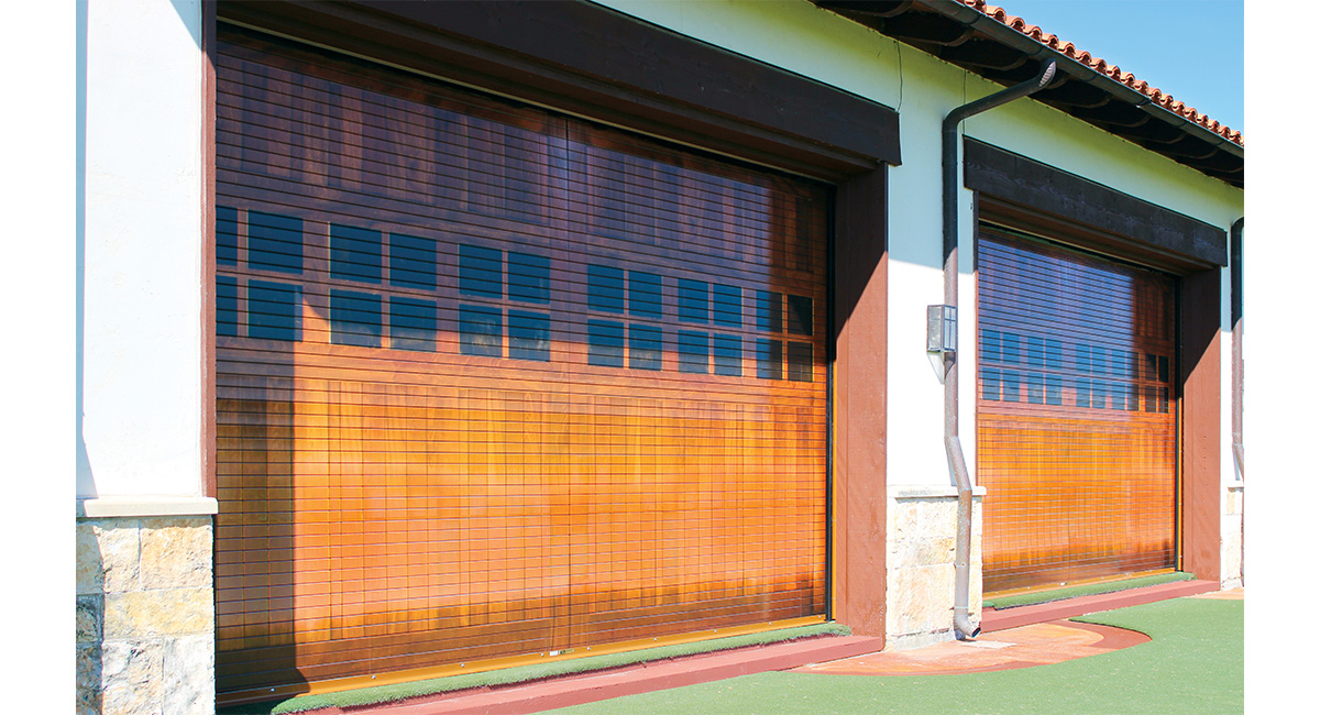 rolling service door