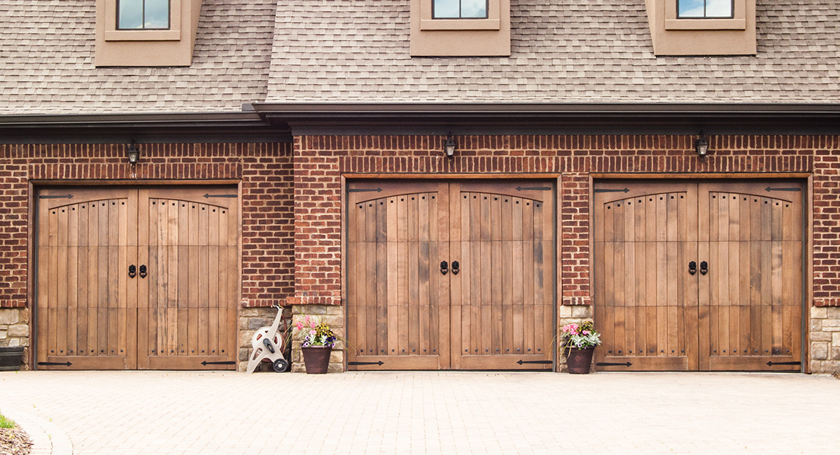 custom wood garage doors